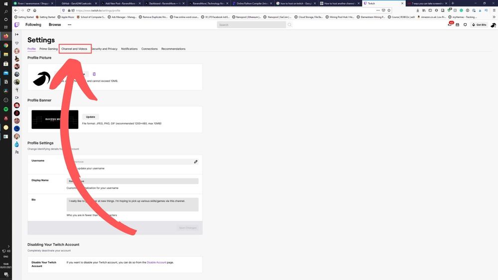 How to host a channel on Twitch